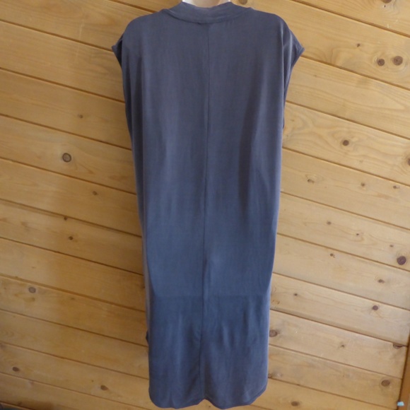 Dolan Anthropologie Lola Cocoon Tunic Flowy Slinky HI Low Round Hem Dress S - Picture 5 of 8